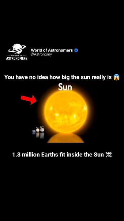 You have no idea how big the sun really is
