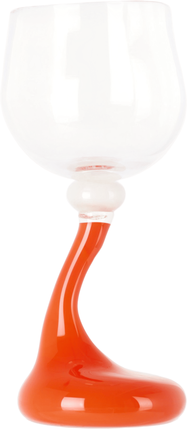 Orange & Off-White Bon Bon 'The Goblet Mega' White Wine Glass
