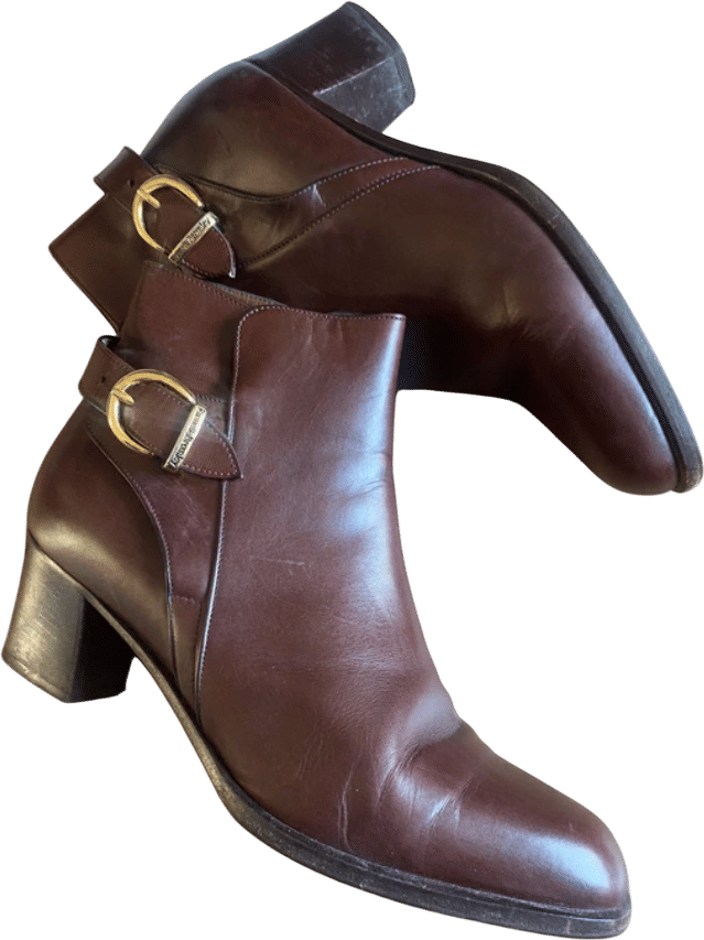 Russell & Bromley chestnut ankle boots
