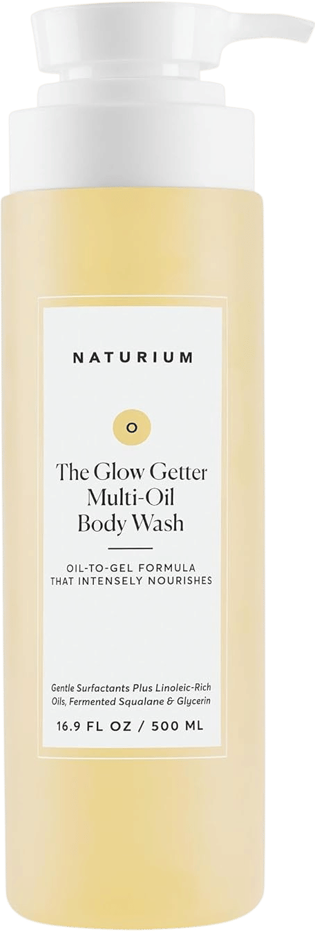 Naturium The Glow Getter Multi-Oil Hydrating Body Wash, Gentle Cleanser, 16.9 oz