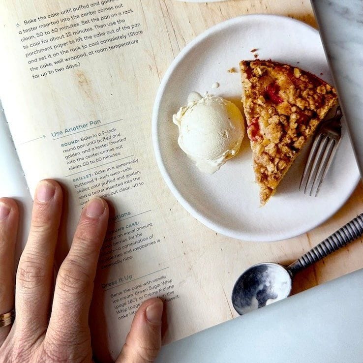 Sumac Rhubarb Crumb Cake Recipe