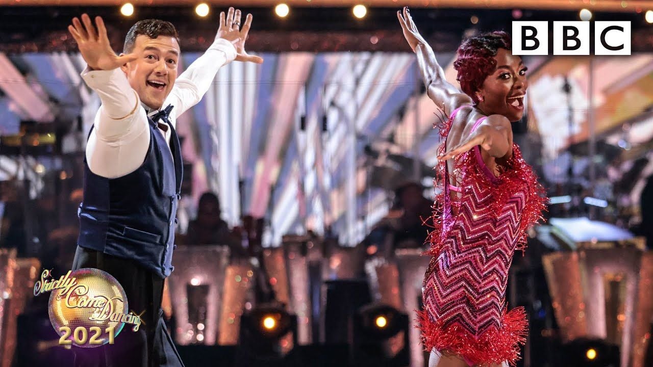 AJ Odudu and Kai Widdrington Charleston - BBC Strictly 2021