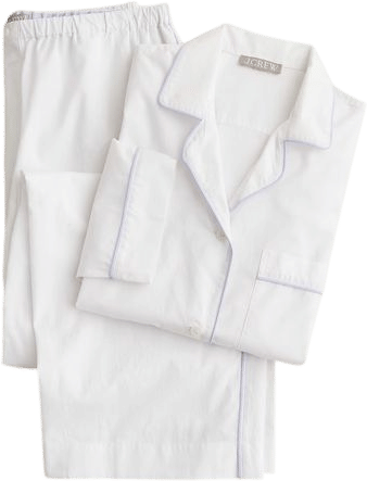 Classic Pajama Pant Set in End-on-End Cotton
