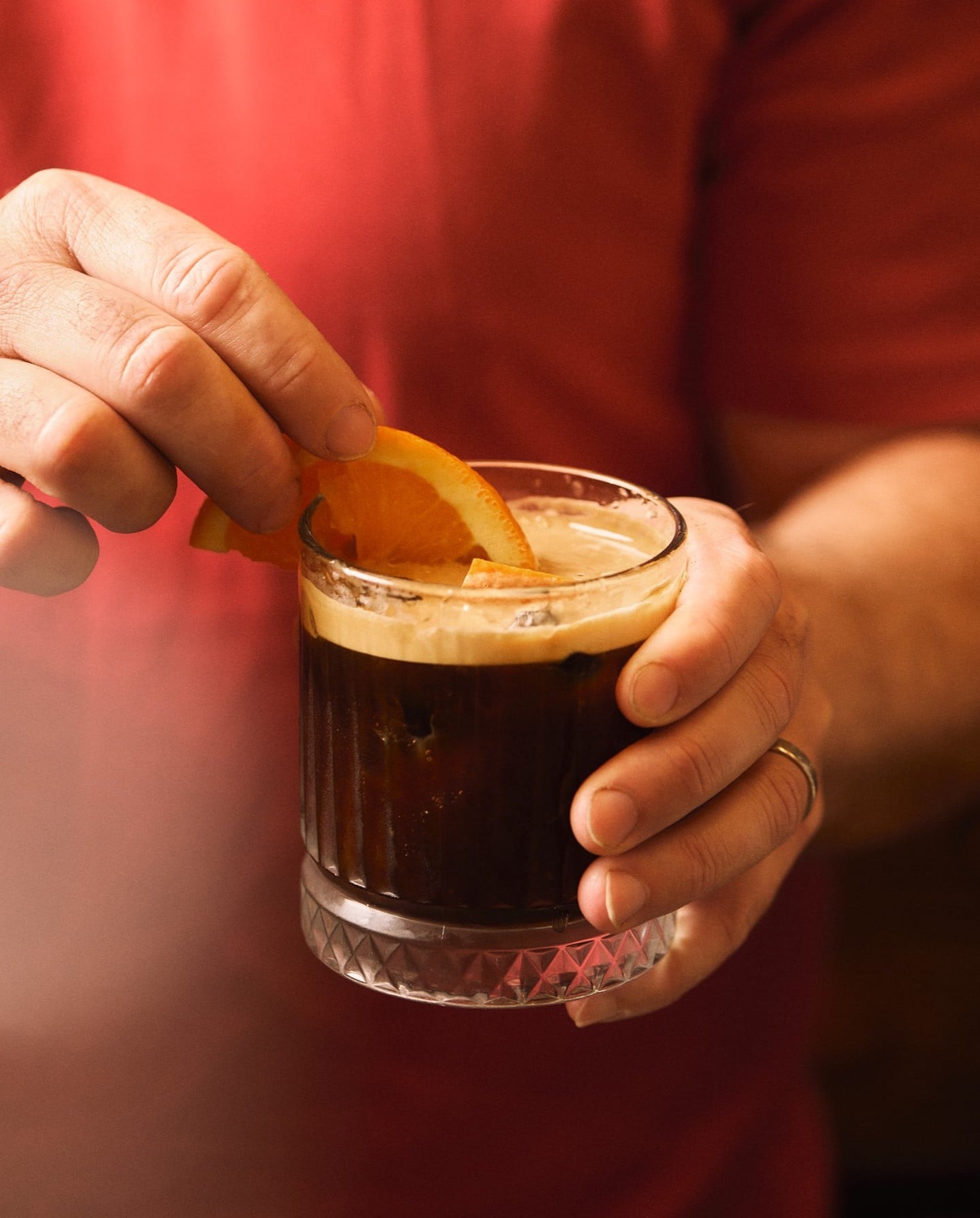 Italian fridge cigarette (chinotto + coffee)