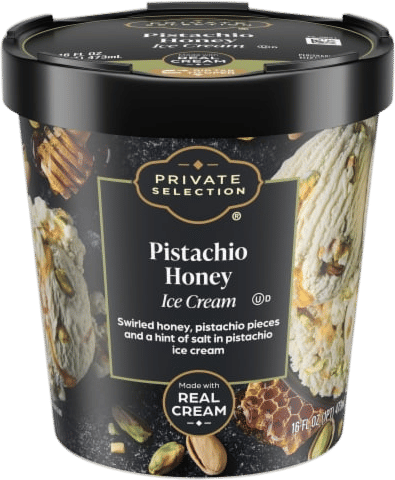private selection pistachio honey ice cream