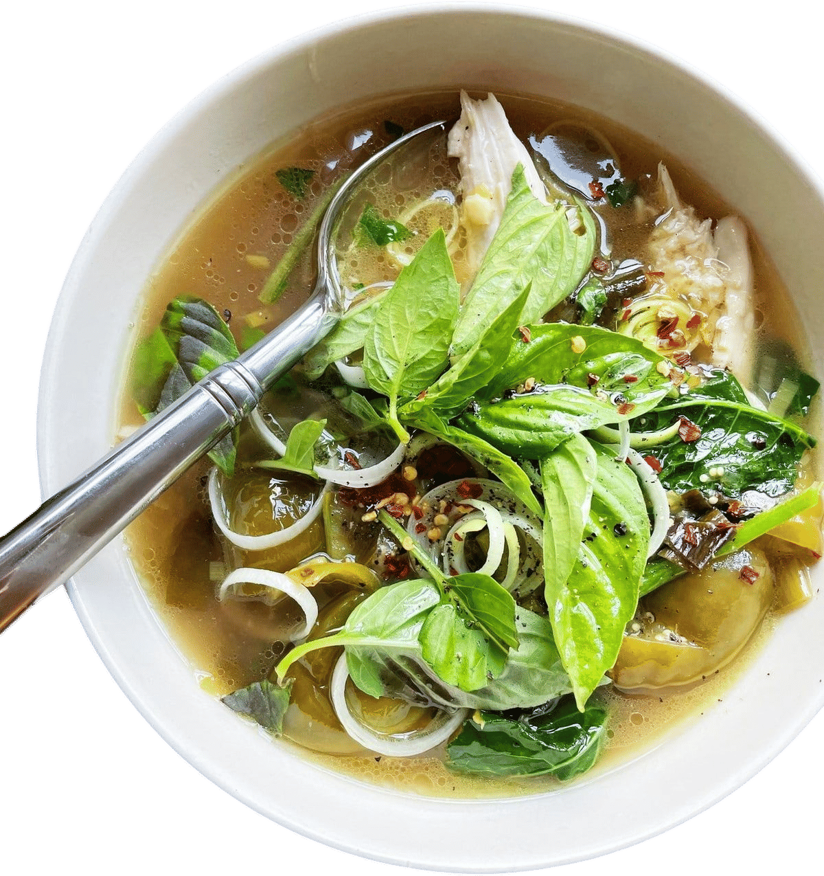 Alison Roman’s chicken soup for summer colds