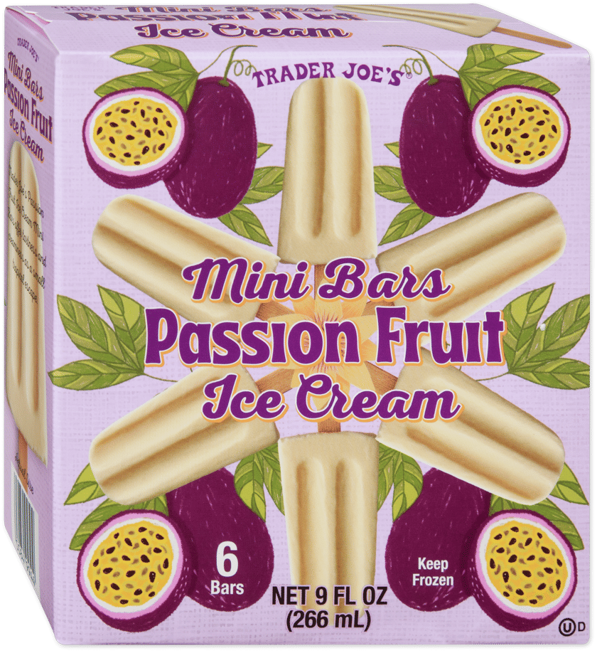 Trader Joe's Passion Fruit Mini Ice Cream Bars