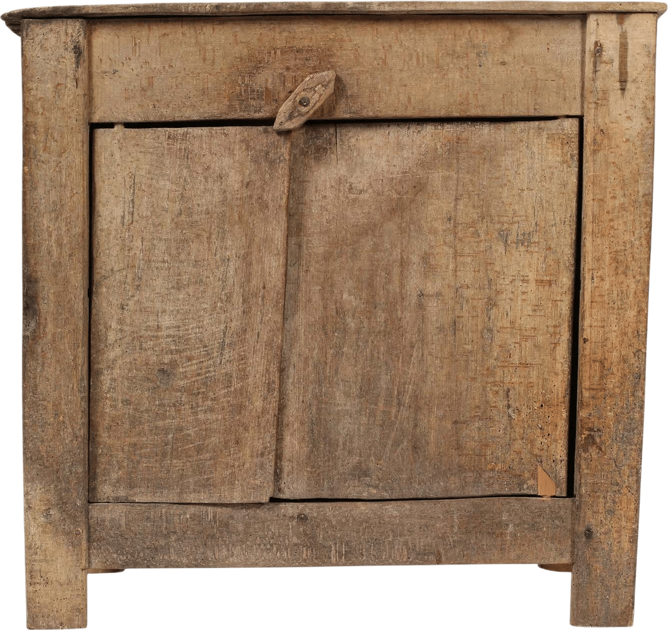 Wabi-Sabi Early 19th Century Primitive Carpathian Mountain Cupboard