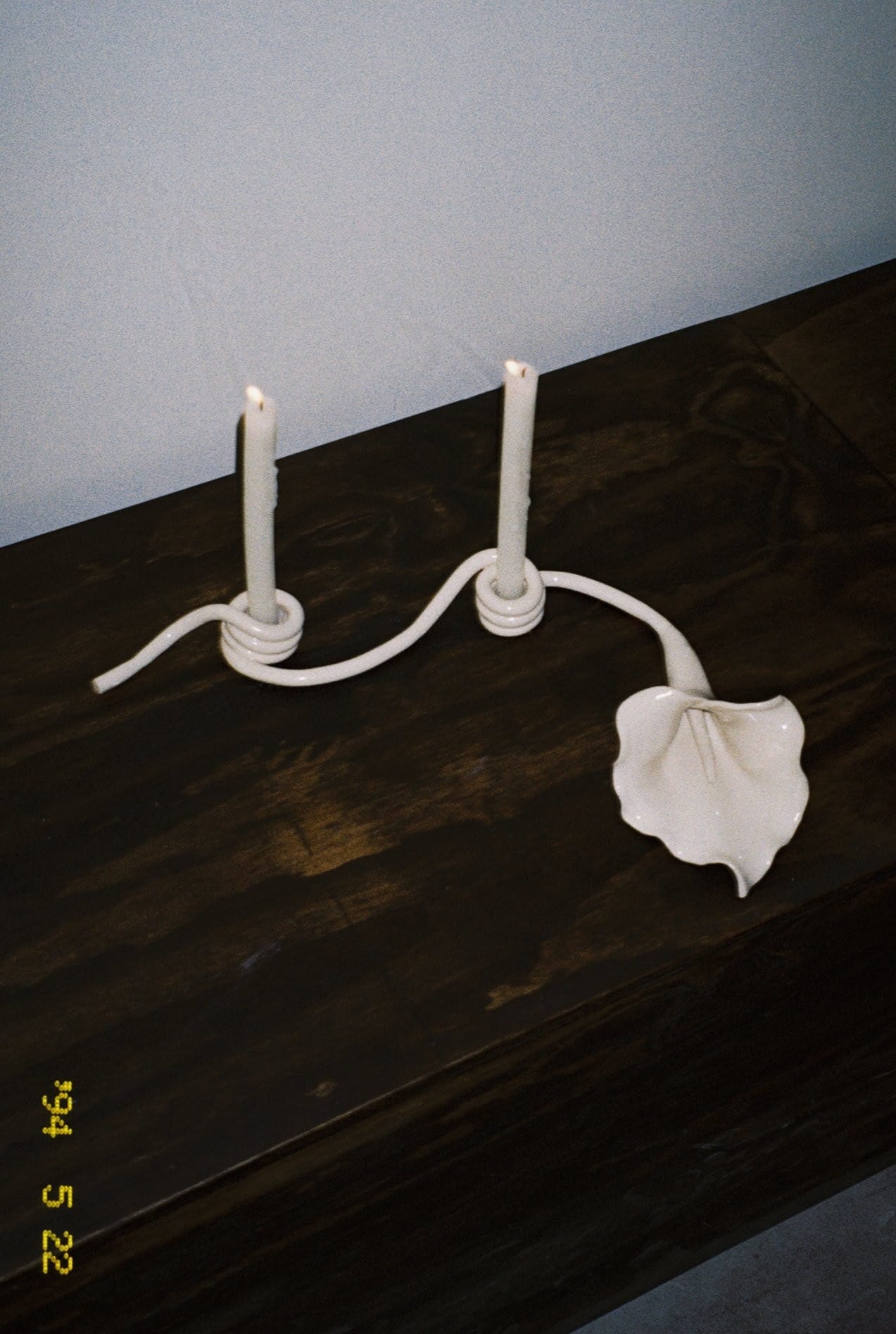 Calla Form III Double Candle Holder