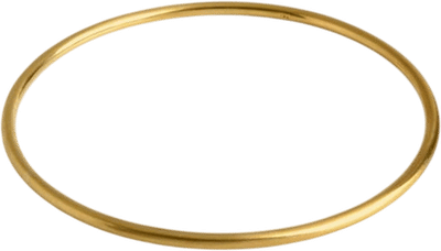 Simple 18k Solid Gold Bangle