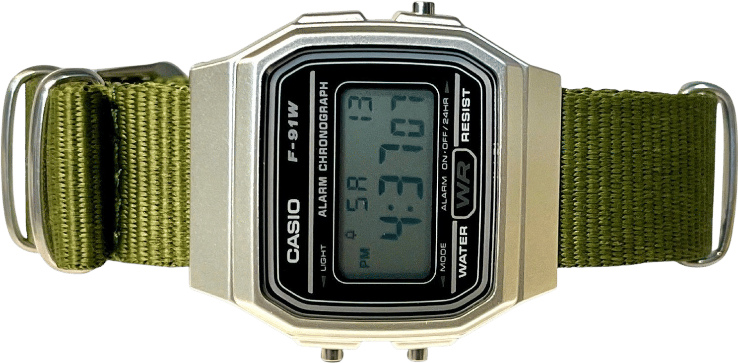 Custom Casio F-91W Watch