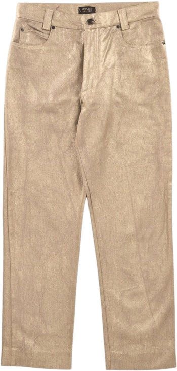 Versace Classic V2 Metallic Denim Trousers