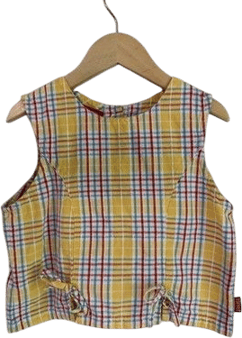 90's Esprit plaid top (kids/L)