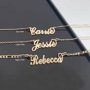 Custom Carrie Font Necklace
