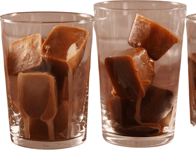 Freezing leftover coffee as ice cubes for my iced coffee