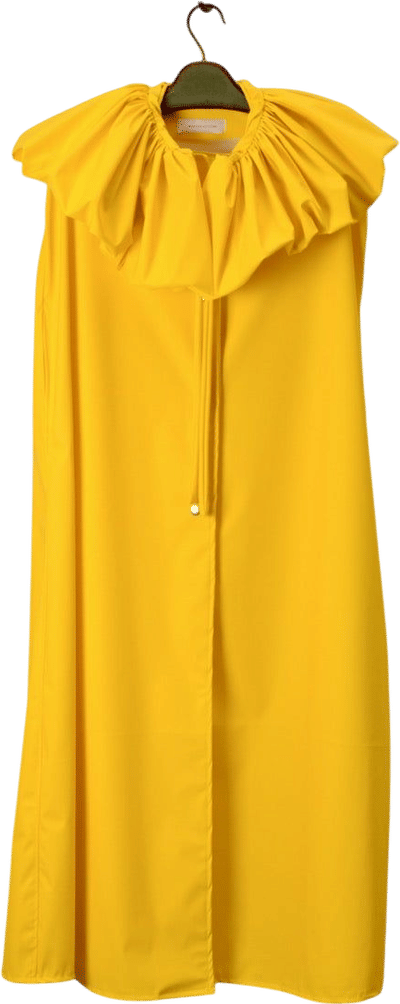 Raincoat Cape with Ruffles