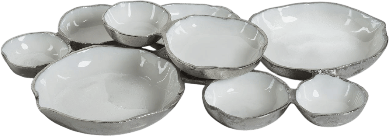 The Favorites Cluster of Nine Round Serving Bowls