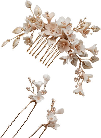 Cherry Blossom Wedding Hair Pieces