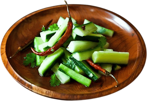 Spicy Cucumber Salad (Jeffrey Alford & Naomi Duguid)