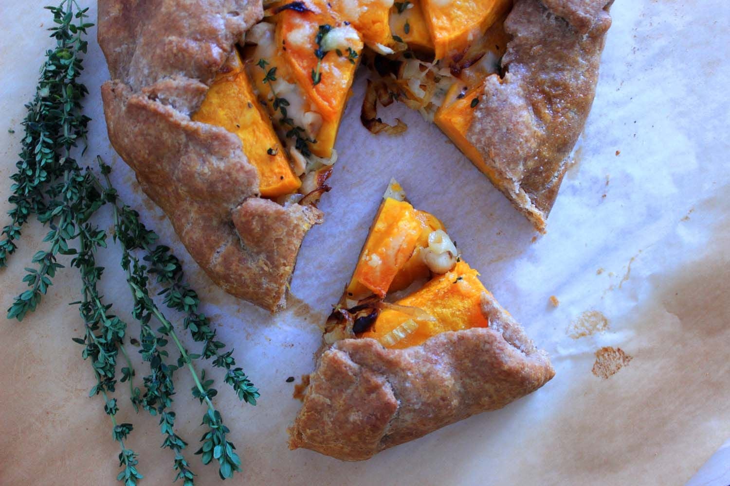 Butternut Squash & Gruyere Galette Recipe