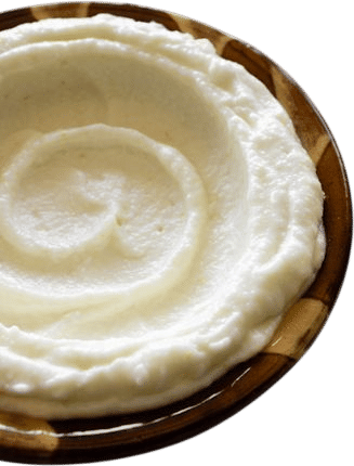 whipped garlic & olive oil