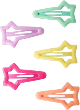 Zara Pack of Five Star Clips