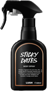 Lush sticky dates body spray
