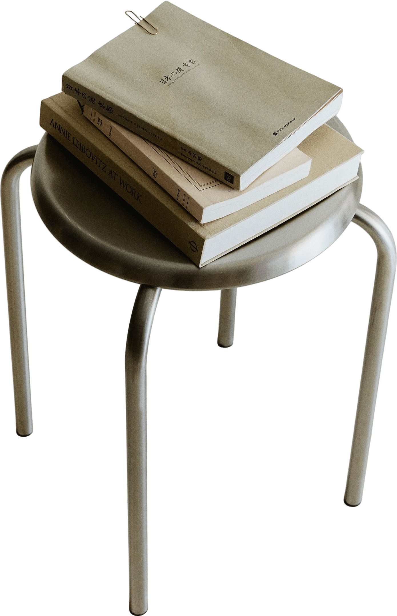 zara home stainless steel stool