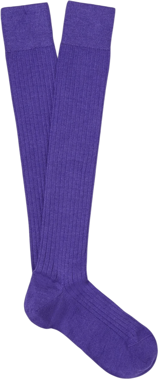Charvet Ribbed Cashmere Socks