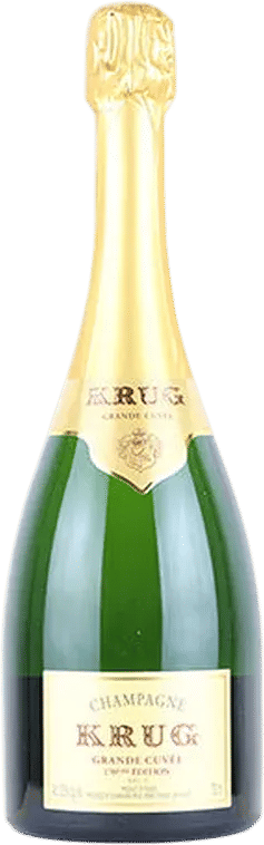 Single Bottle of Champagne in the Fridge