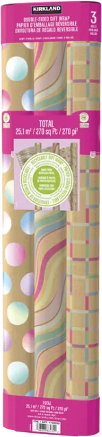 Kirkland Signature Wrapping Paper