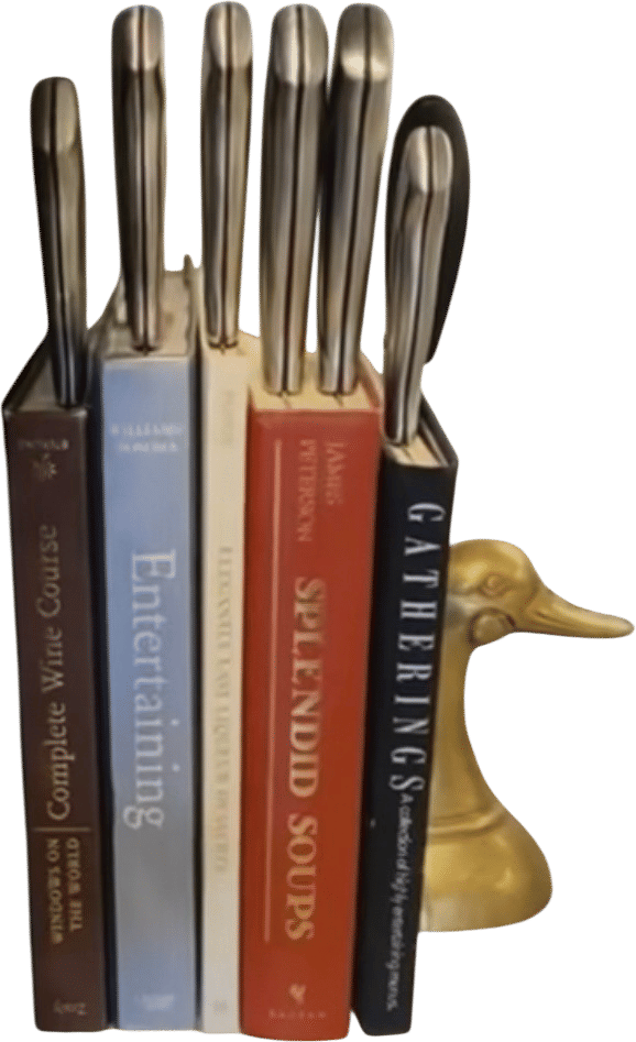 book knife block