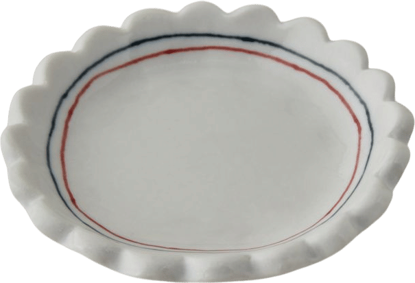 Scalloped Salt Dish