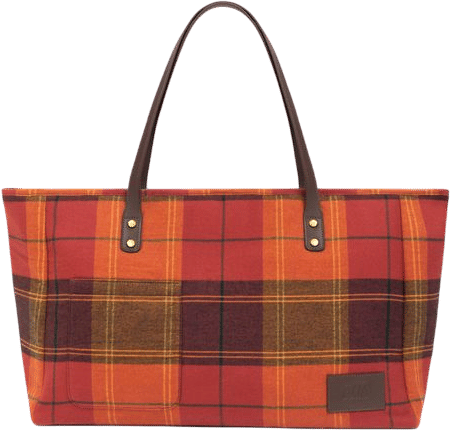 Large Plaid Bag