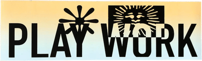 Whiz World "PLAY WORK" Sticker