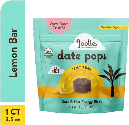 Joolies Date Pops Lemon