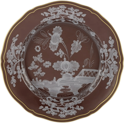 Oriente Italiano Dessert Plate in Castagna