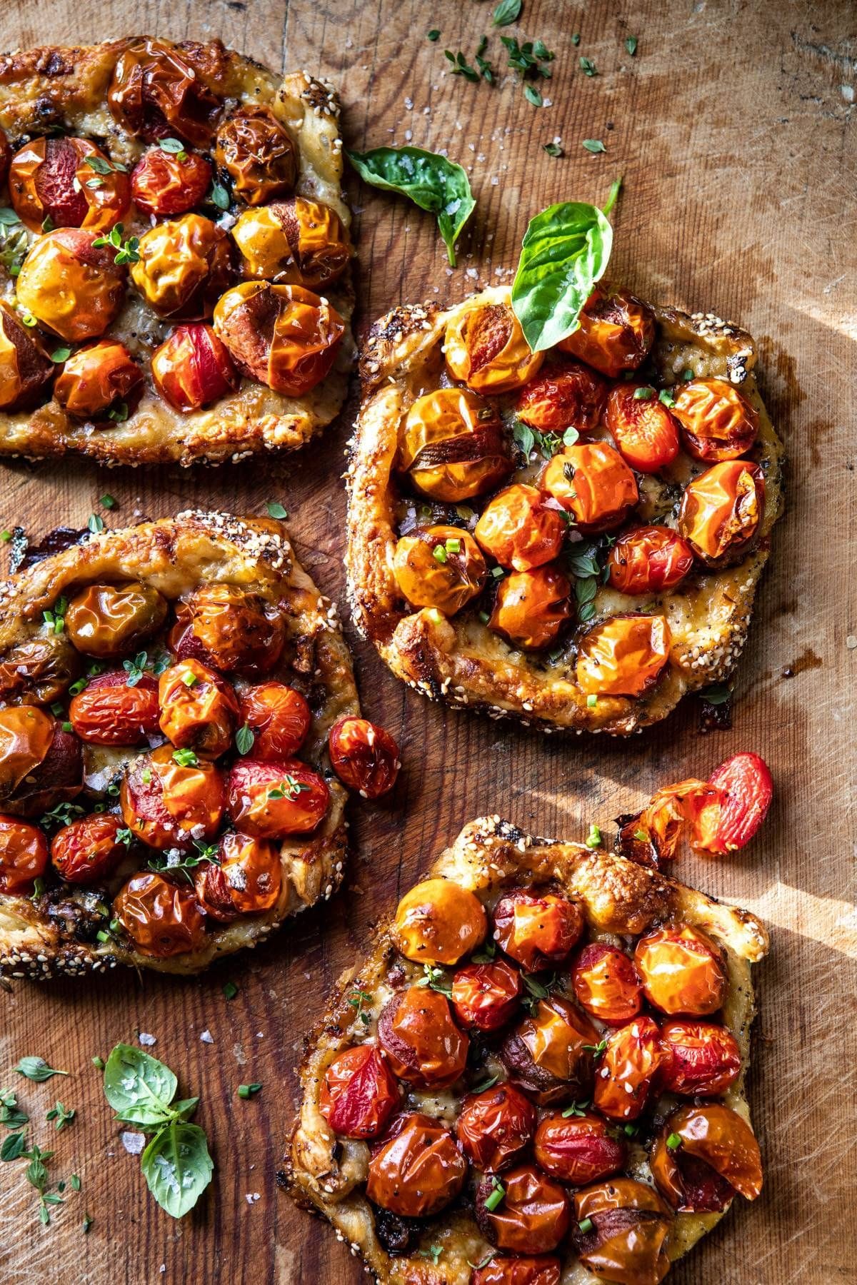 Caramelized Onion and Balsamic Tomato Tarts Recipe