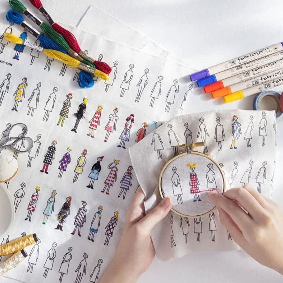 100 women embroidery project