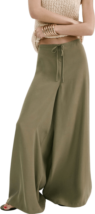 High-Rise Wide-Leg Pants