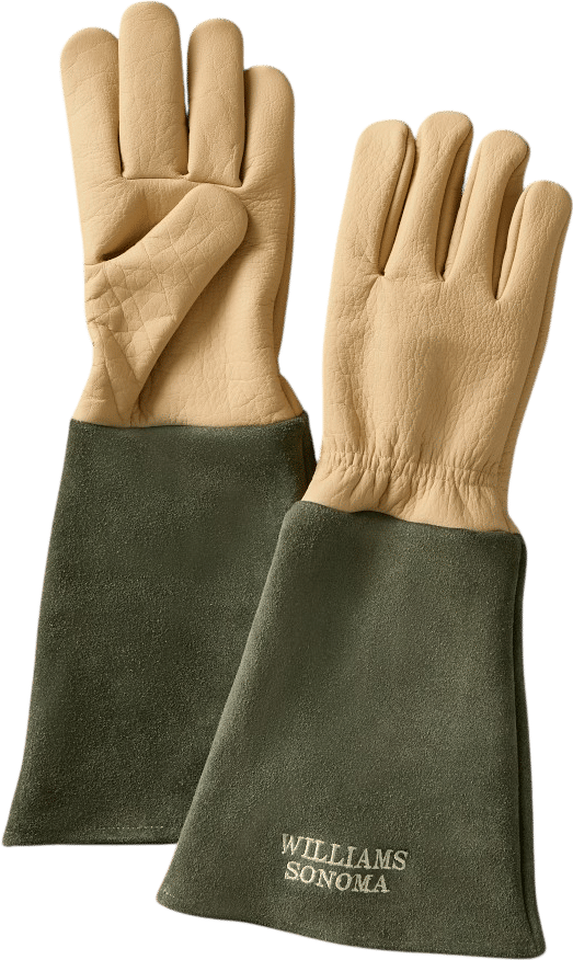 Williams Sonoma Green Garden Gloves