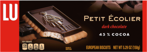 Lu Le Petit Ecolier Dark Chocolate Biscuits