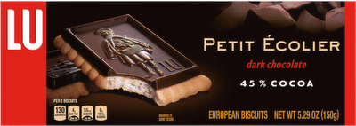 Le Petit Ecolier Dark Chocolate Biscuits