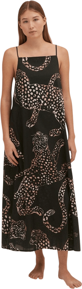 Desmond & Dempsey Square Nightie - The Jag Navy
