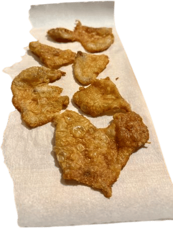Never throw away your chicken skins