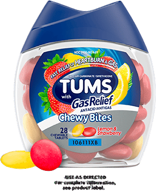 TUMS Chewy Bites with Gas Relief