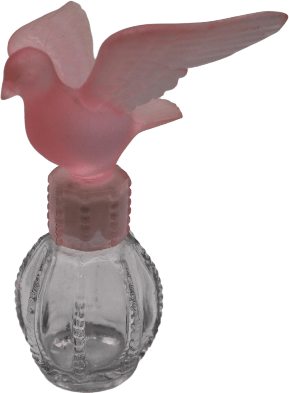 Vintage Glass Dove Perfume Bottle