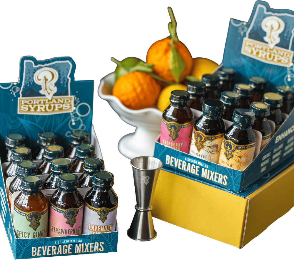 Mini bottles of Portland Syrups!!