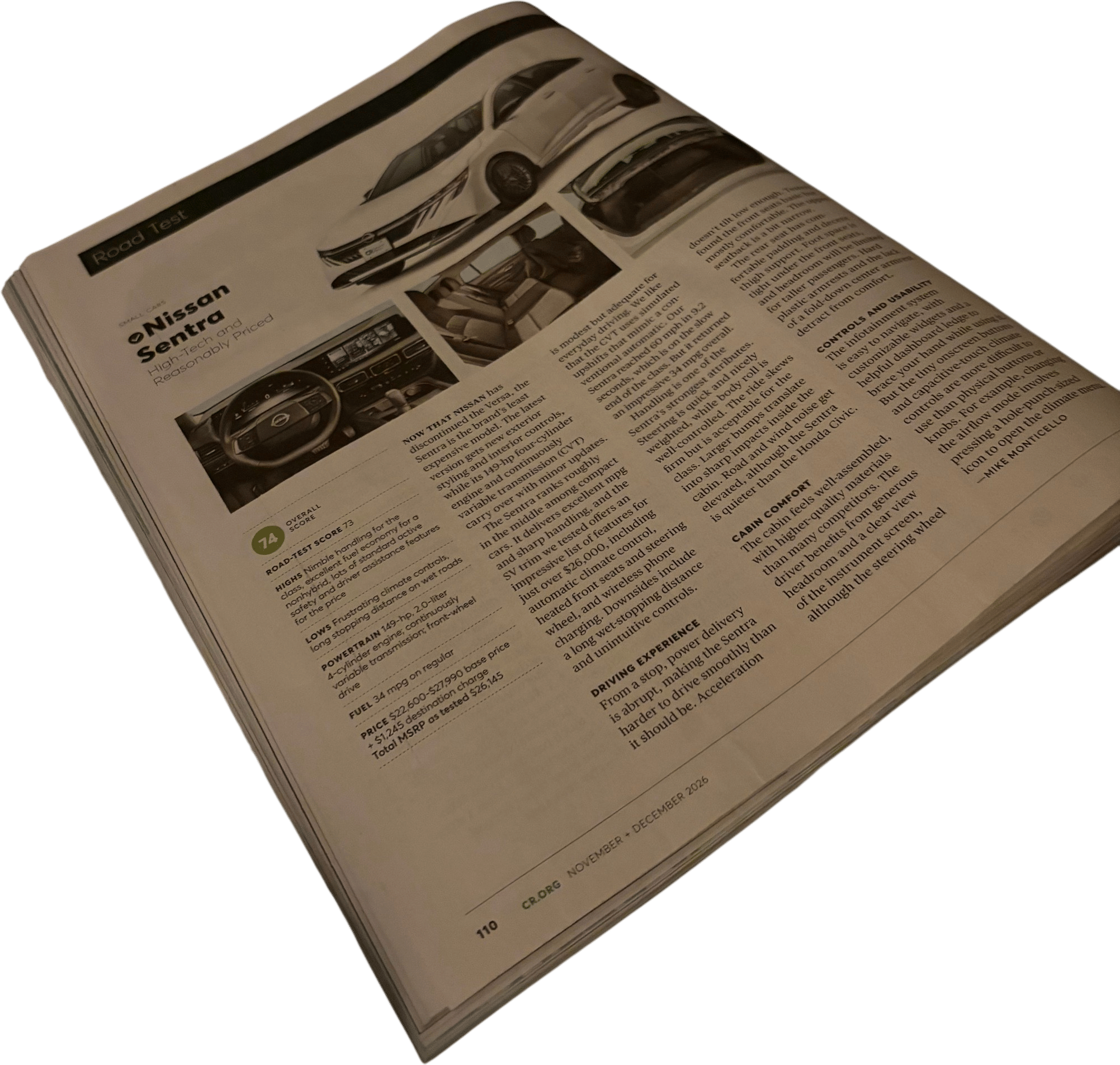 Consumer Reports as a sleep aid