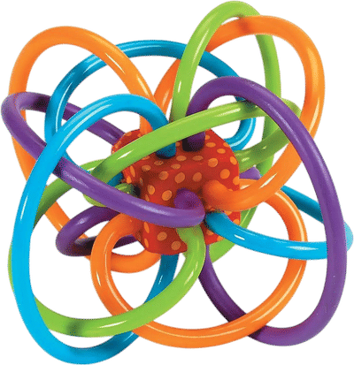 Winkel Rattle & Sensory Teether Toy